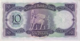 Irak / Iraq P.060 10 Dinars (1971) (1-) 