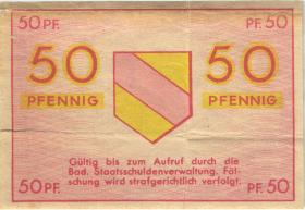 R.210M: Baden 50 Pfennig 1947 (4) 