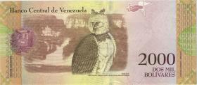 Venezuela P.096b 2000 Bolivares 2016 (1) 
