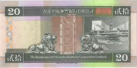 Hongkong P.201a 20 Dollars 1993 (1) 