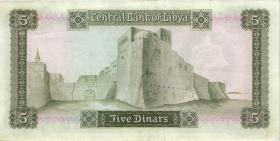Libyen / Libya P.36b  5 Dinars (1972) (2) 