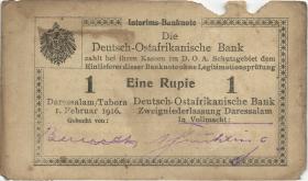 R.936B2b: Deutsch-Ostafrika 1 Rupie 1917 "Datumszeile" (4) 