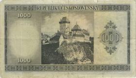 Tschechoslowakei / Czechoslovakia P.065a 1000 Kronen (1945) (4) 