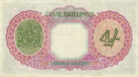 Bahamas P.09e 4 Shillings 1936 (3) 