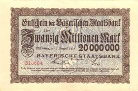 R-BAY 222: 20 Million Mark 1923 (1/1-) 