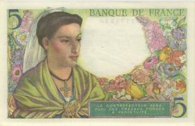 Frankreich / France P.098a 5 Francs 5.8.1943 (1) 