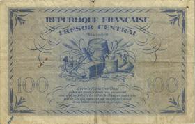 Frankreich / France P.105 100 Francs (1943) (3-) 