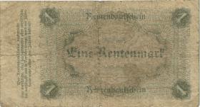 R.154a: 1 Rentenmark 1923 Reichsdruck (4) 