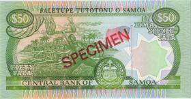 Samoa P.29s 50 Tala (1985) Specimen (1) 