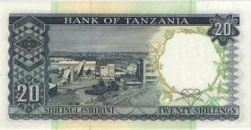 Tansania / Tanzania P.03e 20 Shilings (1966) (1) 