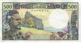 Tahiti P.25d 500 Francs (1985) (1) 