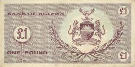 Biafra P.02 1 Pound (1967) (2) 