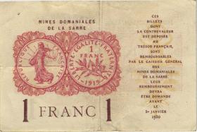 R.866: Saar 1 Franc 1930 (3) 