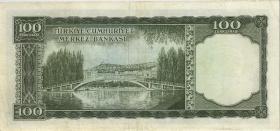 Türkei / Turkey P.177 100 Lira 1930 (1964) (3) 