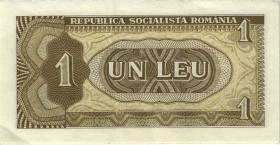 Rumänien / Romania P.091 1 Leu 1966 (3) 