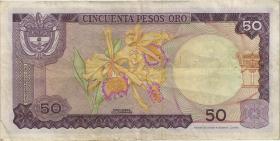 Kolumbien / Colombia P.414 50 Pesos Oro 1973 (3) 