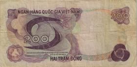 Südvietnam / Viet Nam South P.027 200 Dong (1970) (3-) 