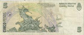 Argentinien / Argentina P.347 5 Pesos (1998-2003) (3) 