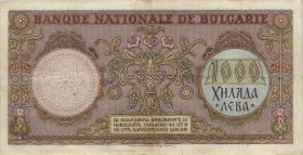 Bulgarien / Bulgaria P.056 1000 Lewa 1938 (3) 