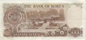 Südkorea / South Korea P.45 5000 Won (1977) (3+) 