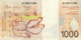 Belgien / Belgium P.150 1000 Francs (1997) (3+) 