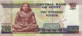 Ägypten / Egypt P.077d 200 Pounds 2016 (1) 