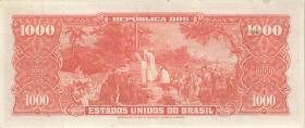 Brasilien / Brazil P.165 1000 Cruzeiros (1960) (2) 
