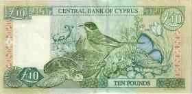 Zypern / Cyprus P.62a 10 Pounds 1.10.1997 (2) 