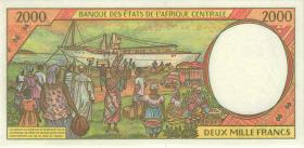 Zentral-Afrikanische-Staaten / Central African States P.603Pa 2000 Francs 1993 (1) 
