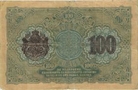 Bulgarien / Bulgaria P.020a 100 Leva Zlato (1916) (3-) 