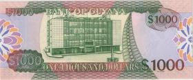Guyana P.39a 1000 Dollars (2006) (1) 
