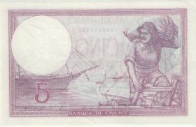 Frankreich / France P.083 5 Francs 3.8.1939 (1) 