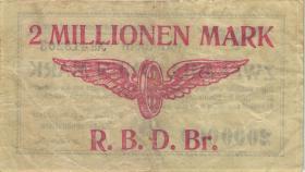 PS1133 Reichsbahn Breslau 2 Millionen Mark 1923 (3) 