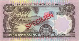 Samoa P.27s 10 Tala (1985) Specimen Serie B (1) 
