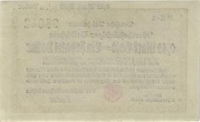 RVM-26a Reichsbahn Berlin 0,42 Mark Gold = 1/10 Dollar HE 7.11.1923 (1) 