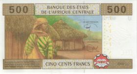 Zentral-Afrikanische-Staaten / Central African States P.206Ue  500 Francs 2002 (1) 