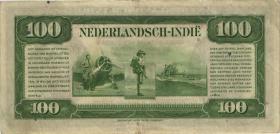 Ndl. Indien / Netherlands Indies P.117 100 Gulden 1943 (3) 