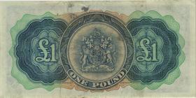 Bermuda P.20b 1 Pound 1957 (3) 