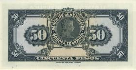 Kolumbien / Colombia P.393d 50 Pesos Oro 1953 (1) 