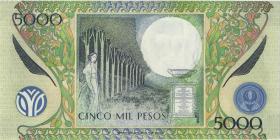 Kolumbien / Colombia P.447b 5.000 Pesos 2.4.1998 (1) 