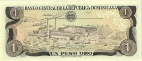 Dom. Republik/Dominican Republic P.126c 1 Pesos Oro 1988 (1) 
