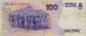 Argentinien / Argentina P.345a 100 Pesos (1992-97) (3) 
