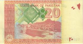 Pakistan P.55i 20 Rupien 2013 (1) 