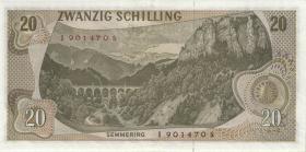 Österreich / Austria P.142 20 Schilling 1967 (68) (2) 