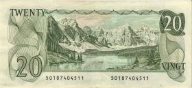 Canada P.089b 20 Dollars 1969 (3+) 