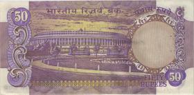 Indien / India P.083b 50 Rupien (1975-) (3) 