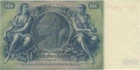 R.176c: 100 Reichsmark 1935 Liebig Kriegsdruck  (1) 