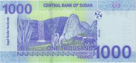 Sudan P.Neu 1000 Sudanese Pounds 2022 (1) 