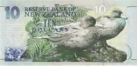 Neuseeland / New Zealand P.178 10 Dollars (1992) AA (1) 