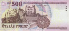 Ungarn / Hungary P.196a 500 Forint 2007 (1) 